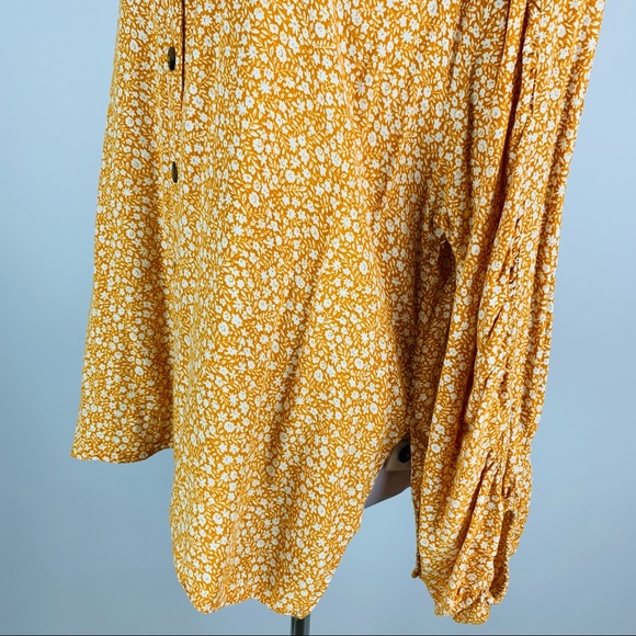 Anthropologie Maeve Floral Button Down Top Large - Picture 7 of 15